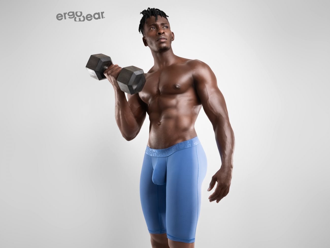 ErgoWear EW1155 MAX XV Boxer Briefs Stone Blue