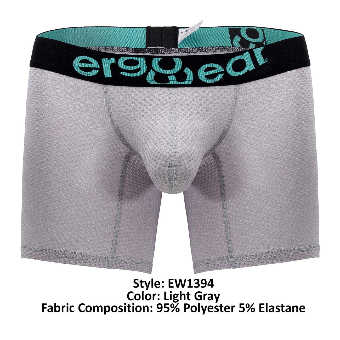 ErgoWear EW1394 MAX Boxer Briefs Light Gray