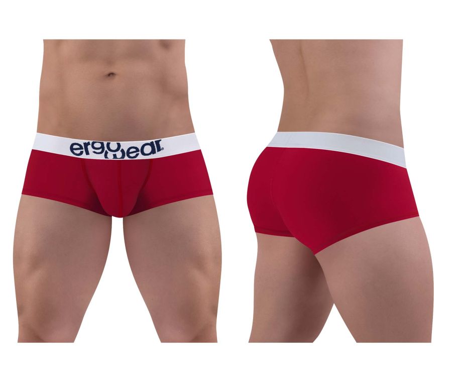ErgoWear EW1480 MAX COTTON Trunks Garnet