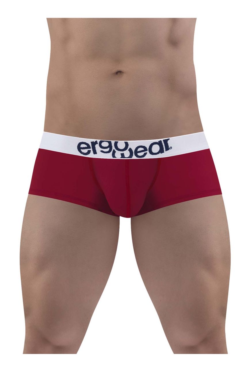 ErgoWear EW1480 MAX COTTON Trunks Garnet