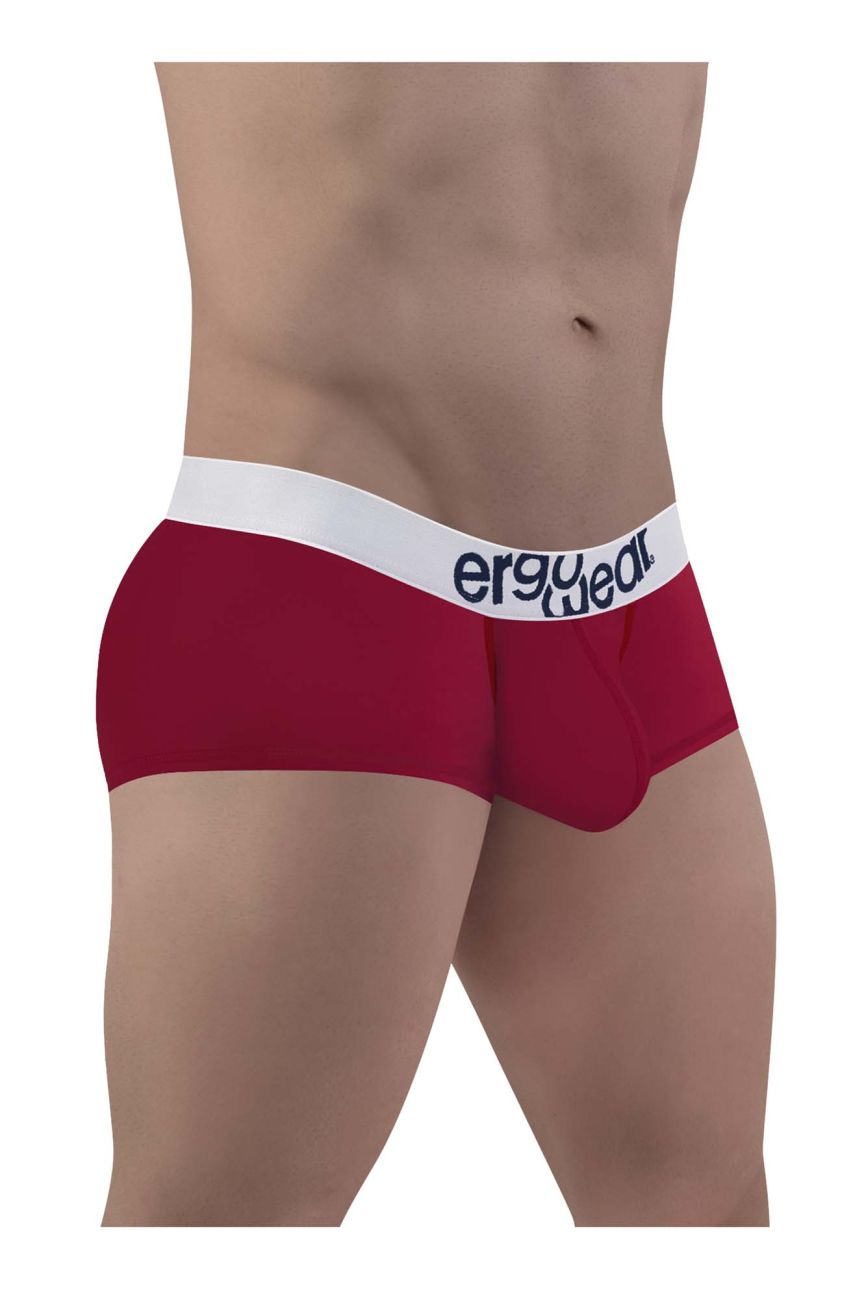 ErgoWear EW1480 MAX COTTON Trunks Garnet