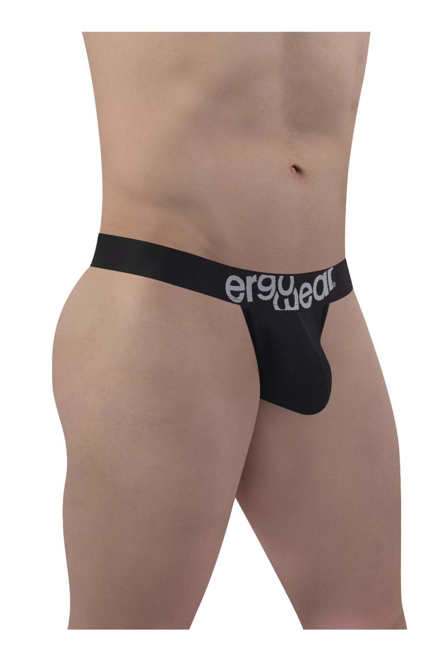 ErgoWear EW1482 MAX COTTON Thongs Black