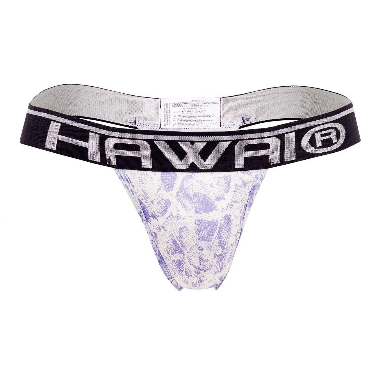 HAWAI 41947T Animal Print Mens Thongs Amethyst
