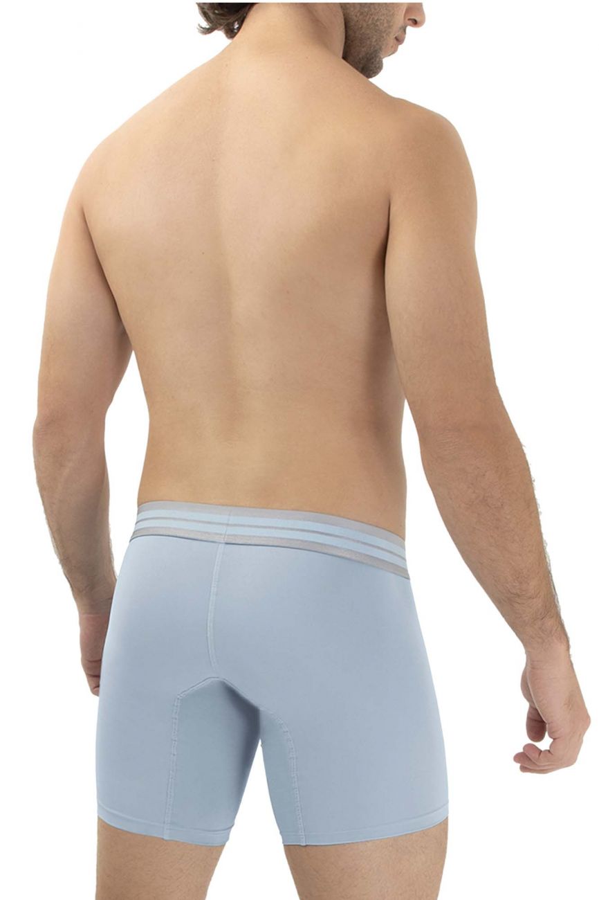 HAWAI 41977 Microfiber Boxer Briefs Light Blue