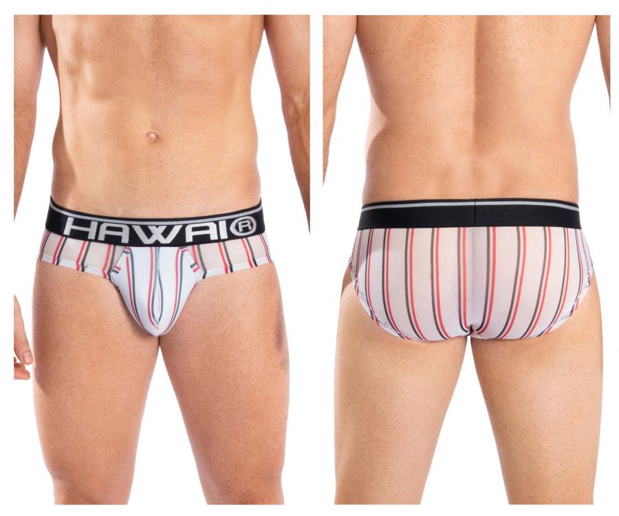 HAWAI 42050 Assorted Colors Briefs White