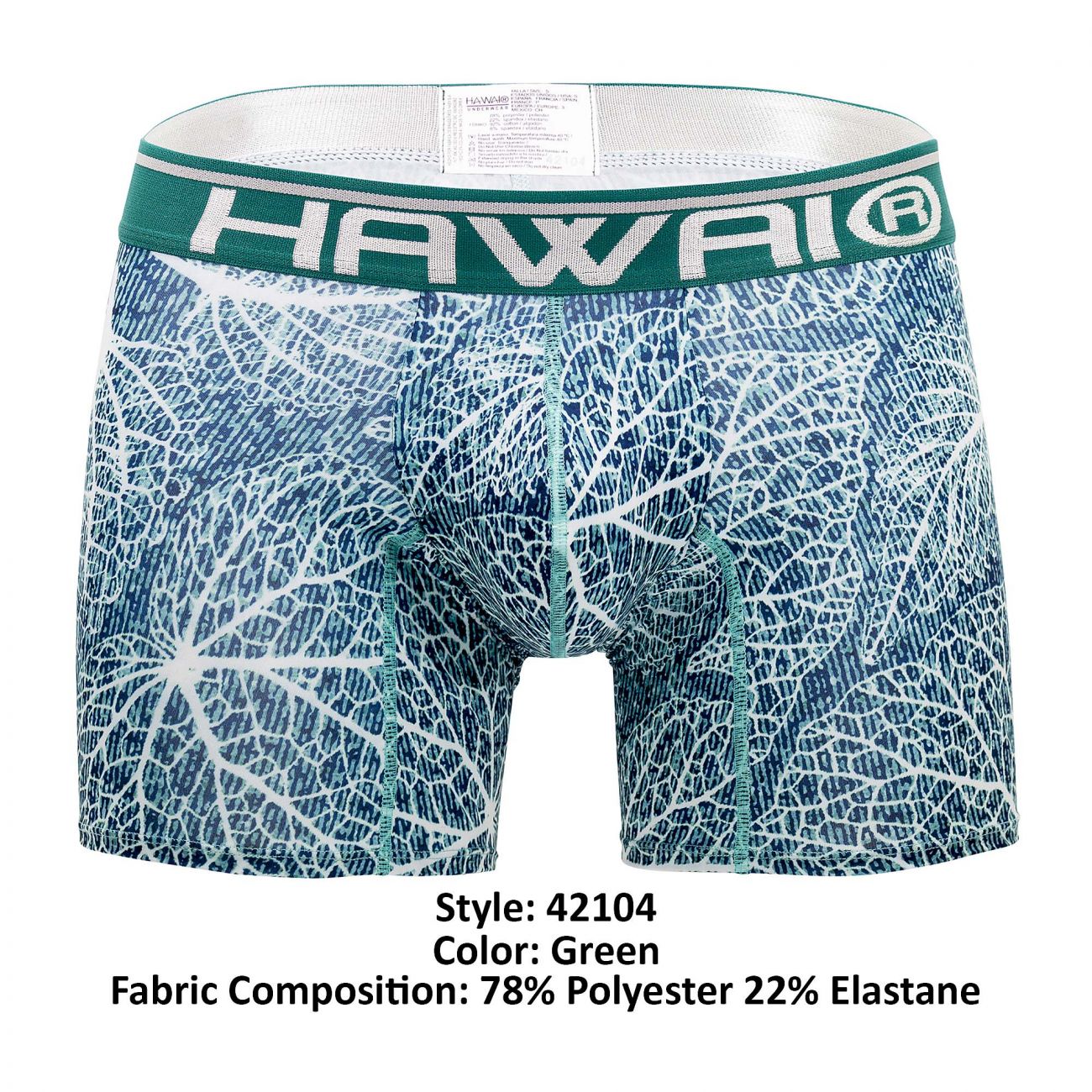 HAWAI 42104 Printed Boxer Briefs Green