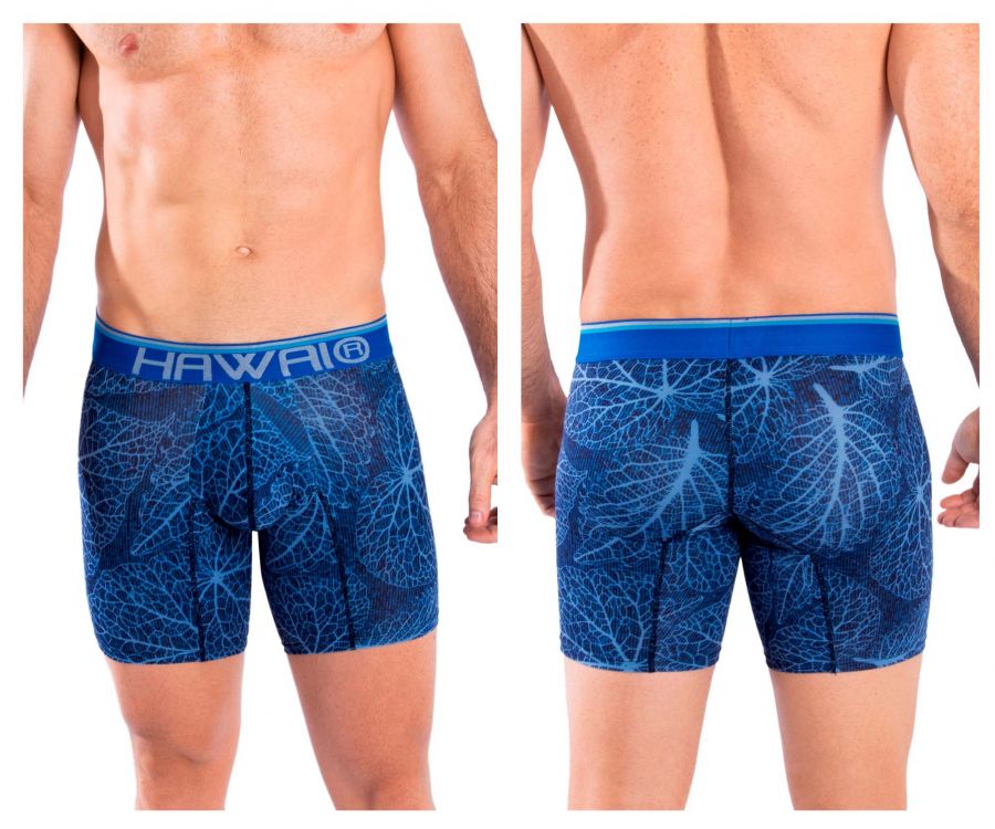 HAWAI 42104 Printed Boxer Briefs Royal Blue