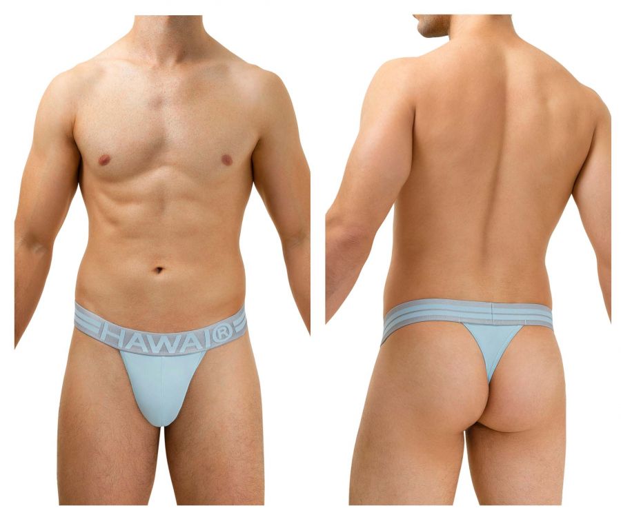 HAWAI 42165 Printed Thongs Light Blue