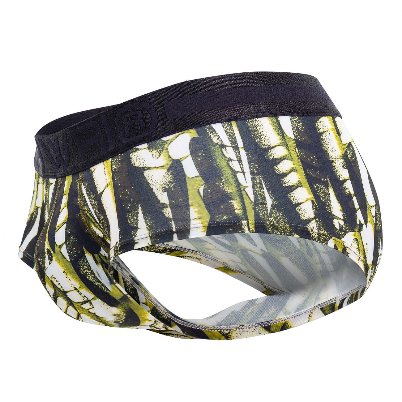 HAWAI 42182 Printed Microfiber Briefs Military Green