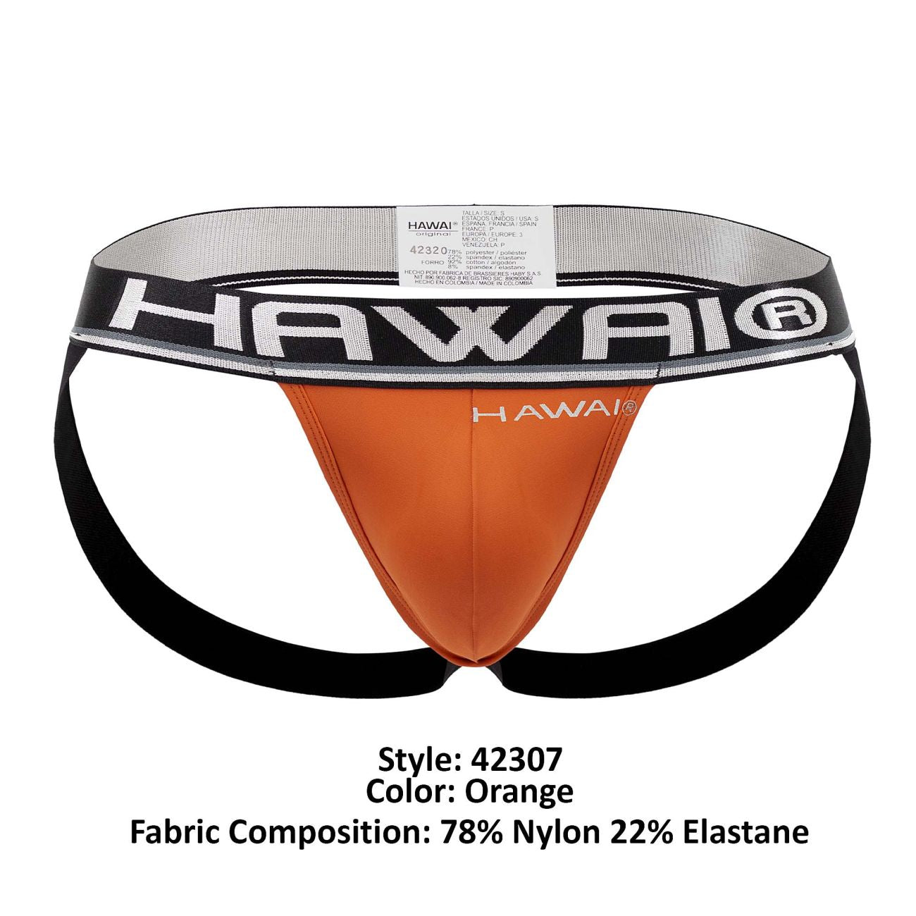 HAWAI 42307 Microfiber Jockstrap Orange