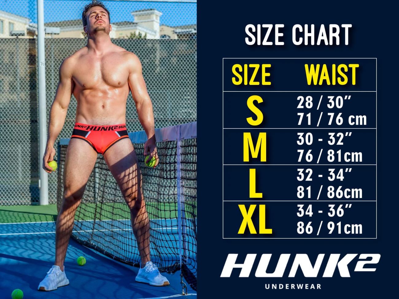 HUNK2 SB20201A Adler² Reversible Swim Briefs