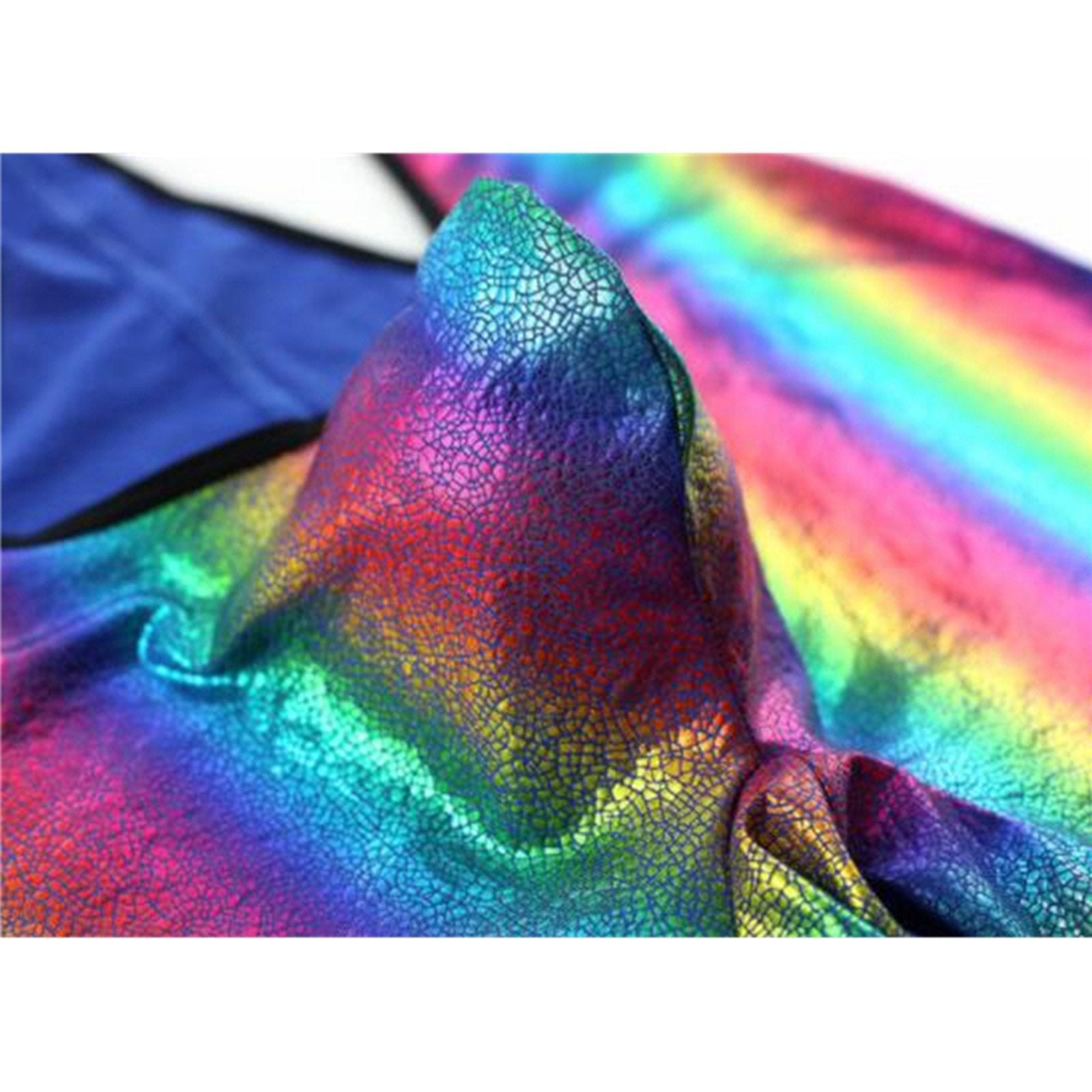 Mens Rainbow Shiny Wetlook Singlet Bodysuit