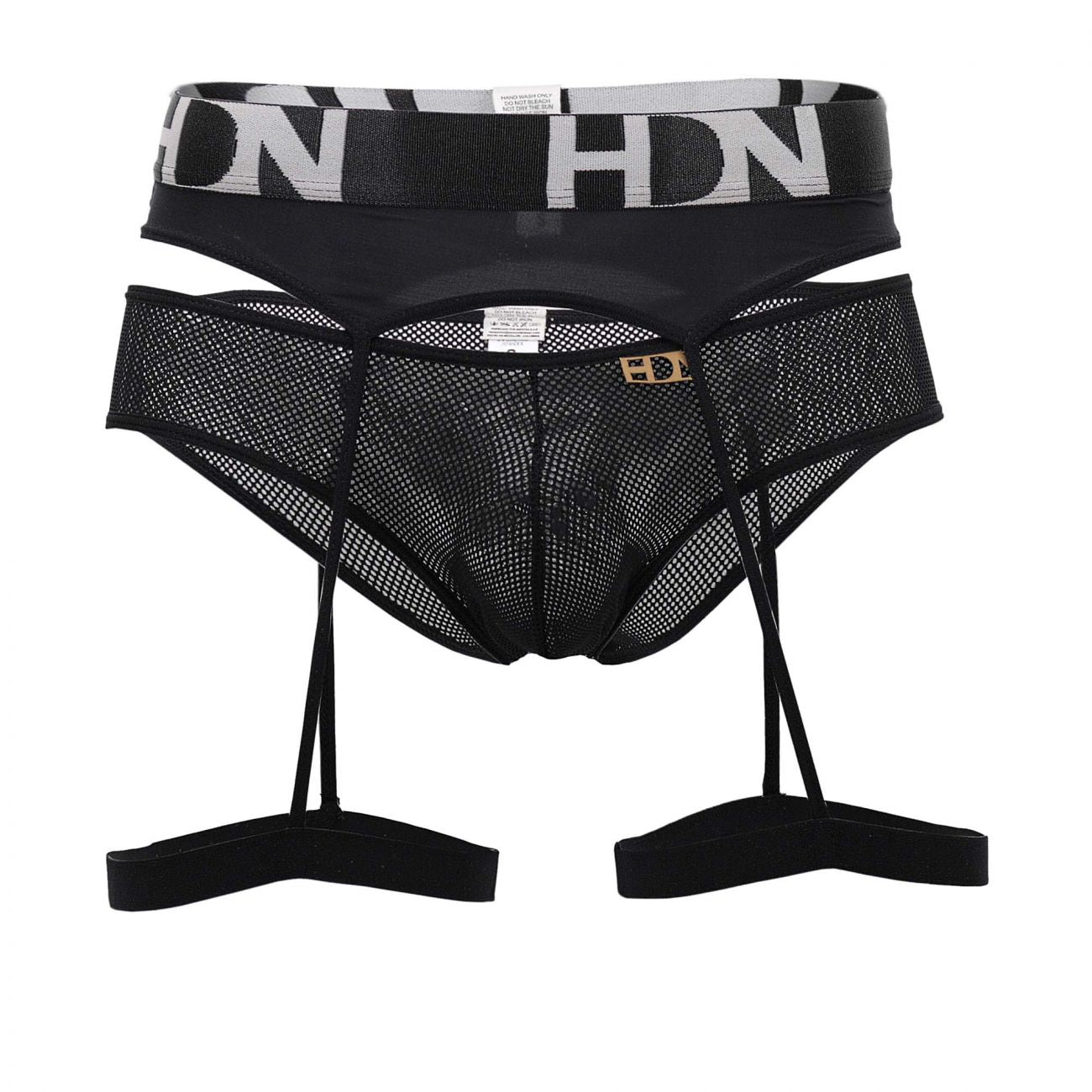 Hidden 953 Garterbelt Briefs Black