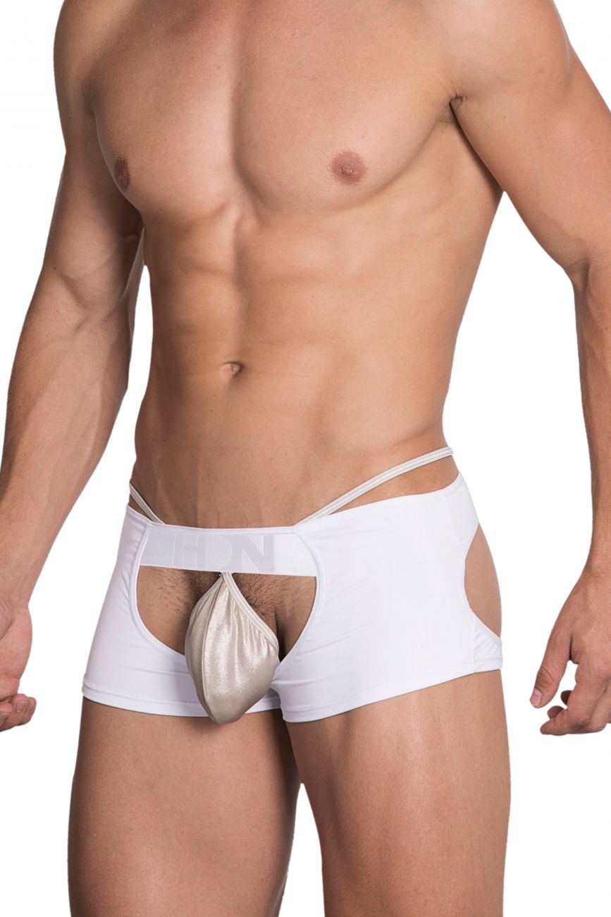 Hidden 957 Open Butt Trunk White