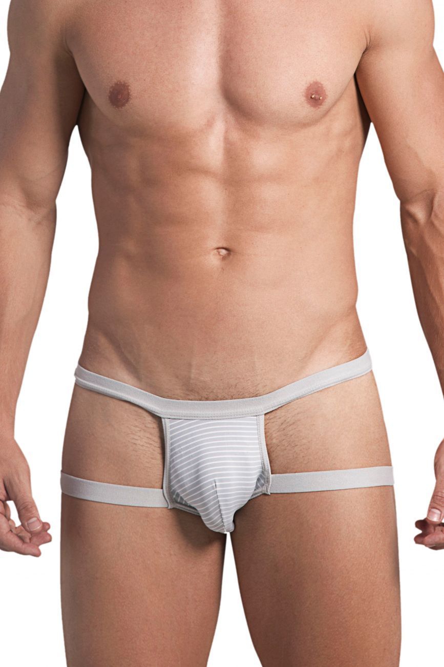 Hidden 958 Open Side Briefs Gray