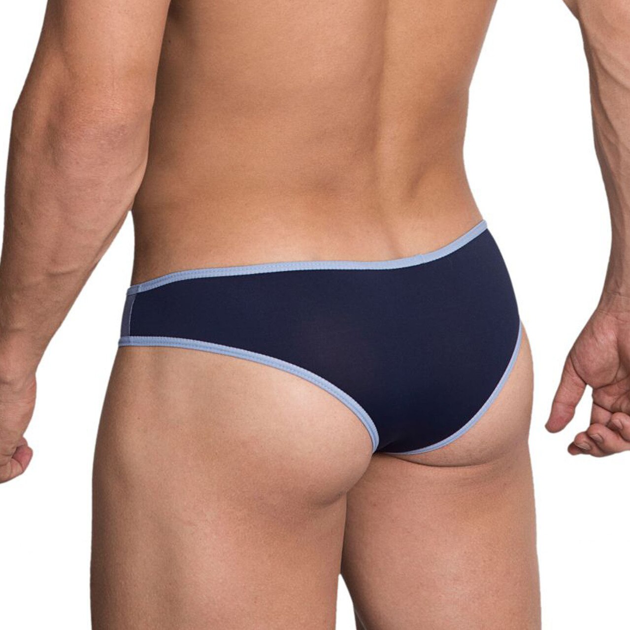 SALE - Mens Hidden Seduction Stretch Microfiber Bikini Brief Blue