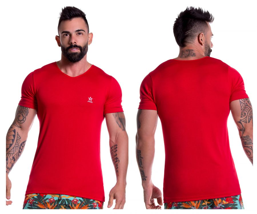 JOR 0803 Bassic T-Shirt Red
