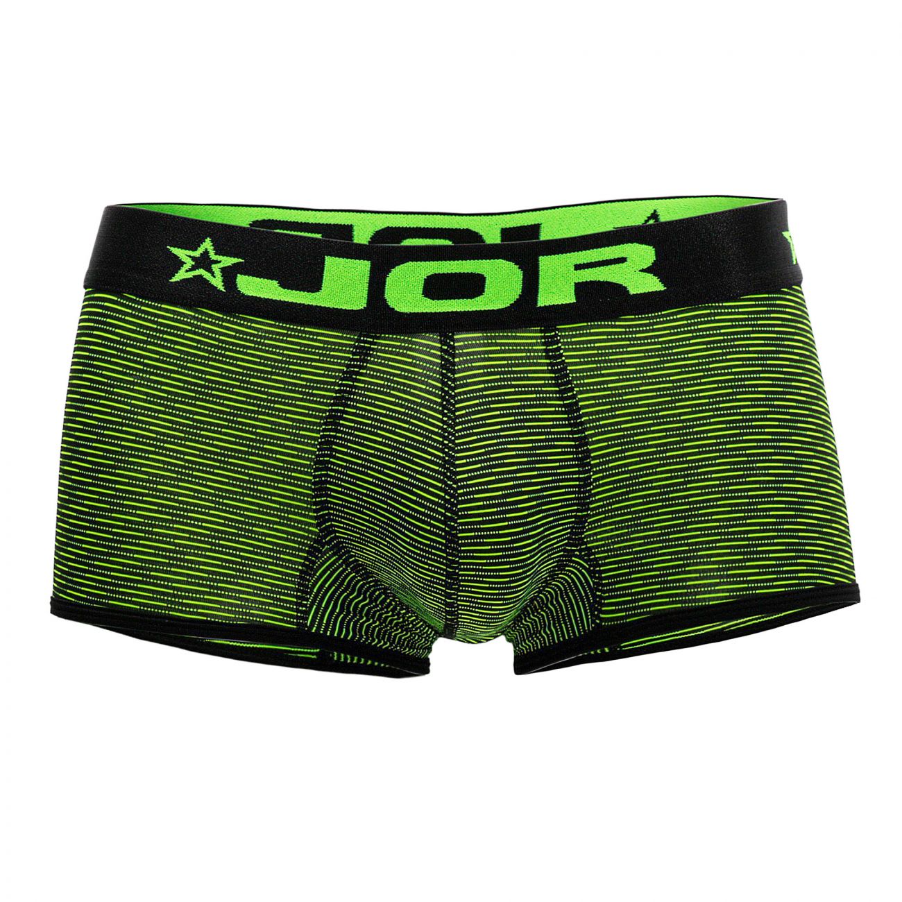 JOR 0817 Neon Boxer Briefs Black & Green