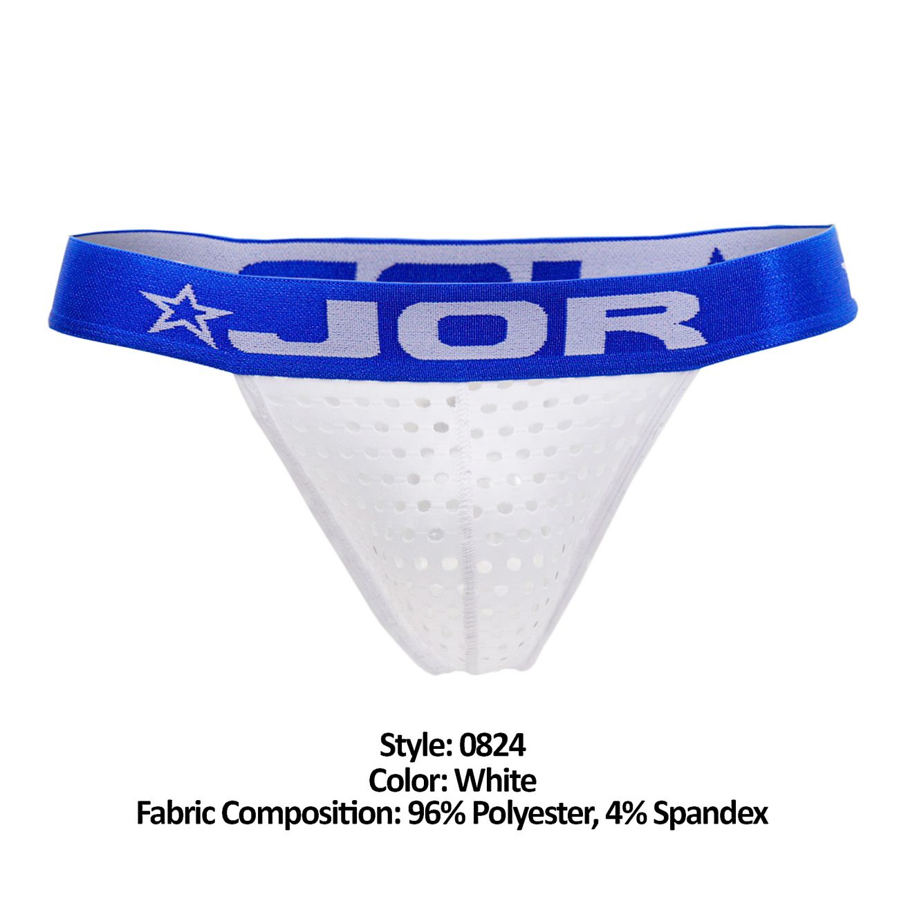 JOR 0824 Stereo Thongs White