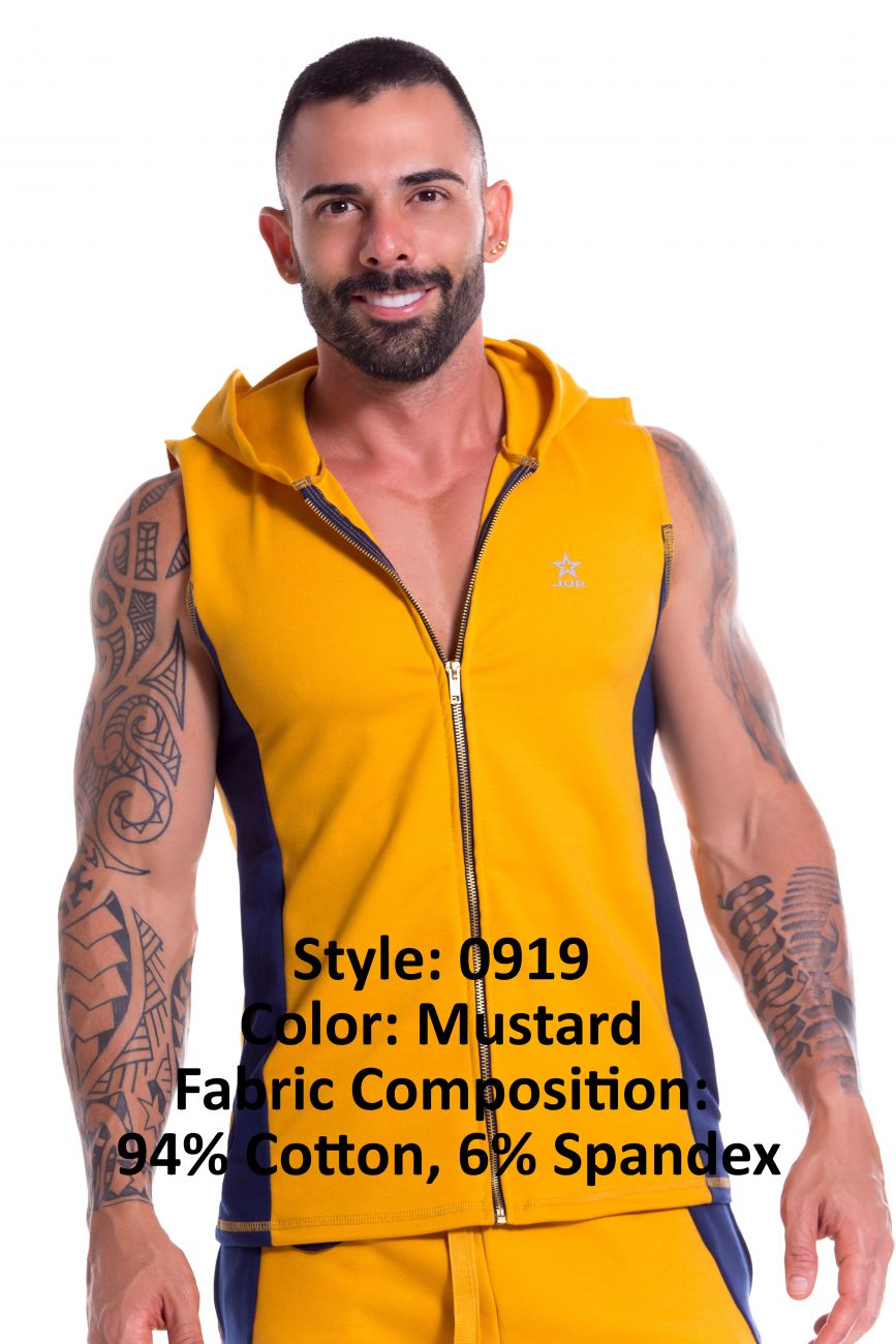 JOR 0919 Milan Hoodie Mustard