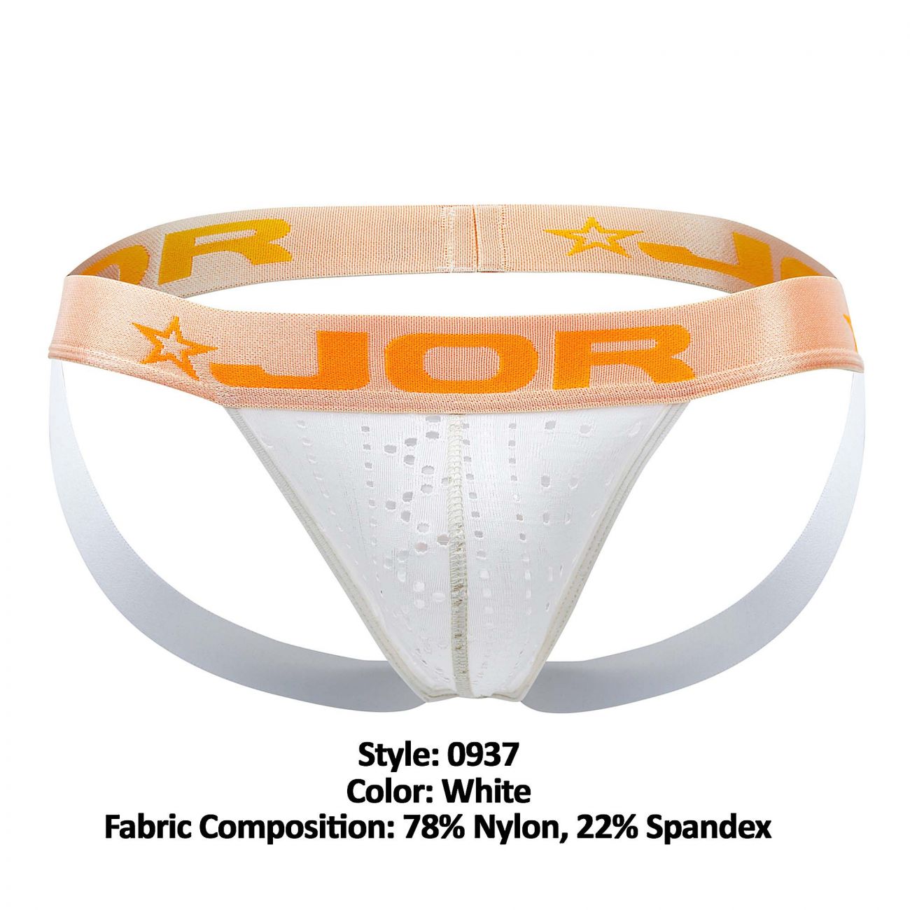 JOR 0937 Charles Jockstrap White
