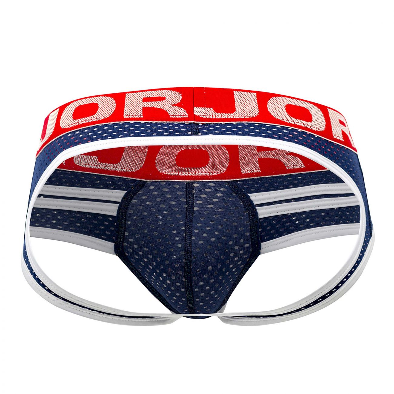 JOR 0968 Fox Briefs Jockstrap Blue