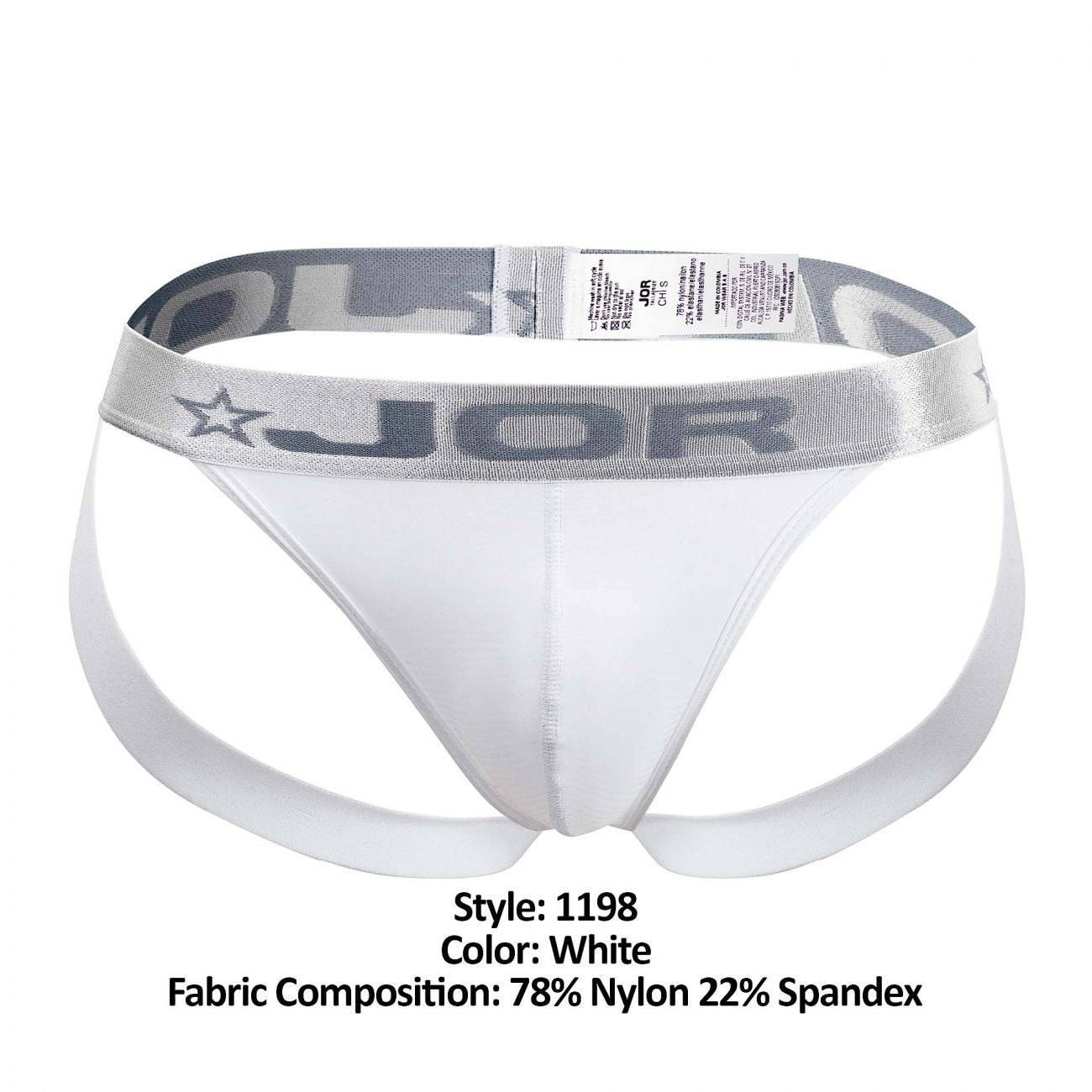 JOR 1198 Odeon Jockstrap White