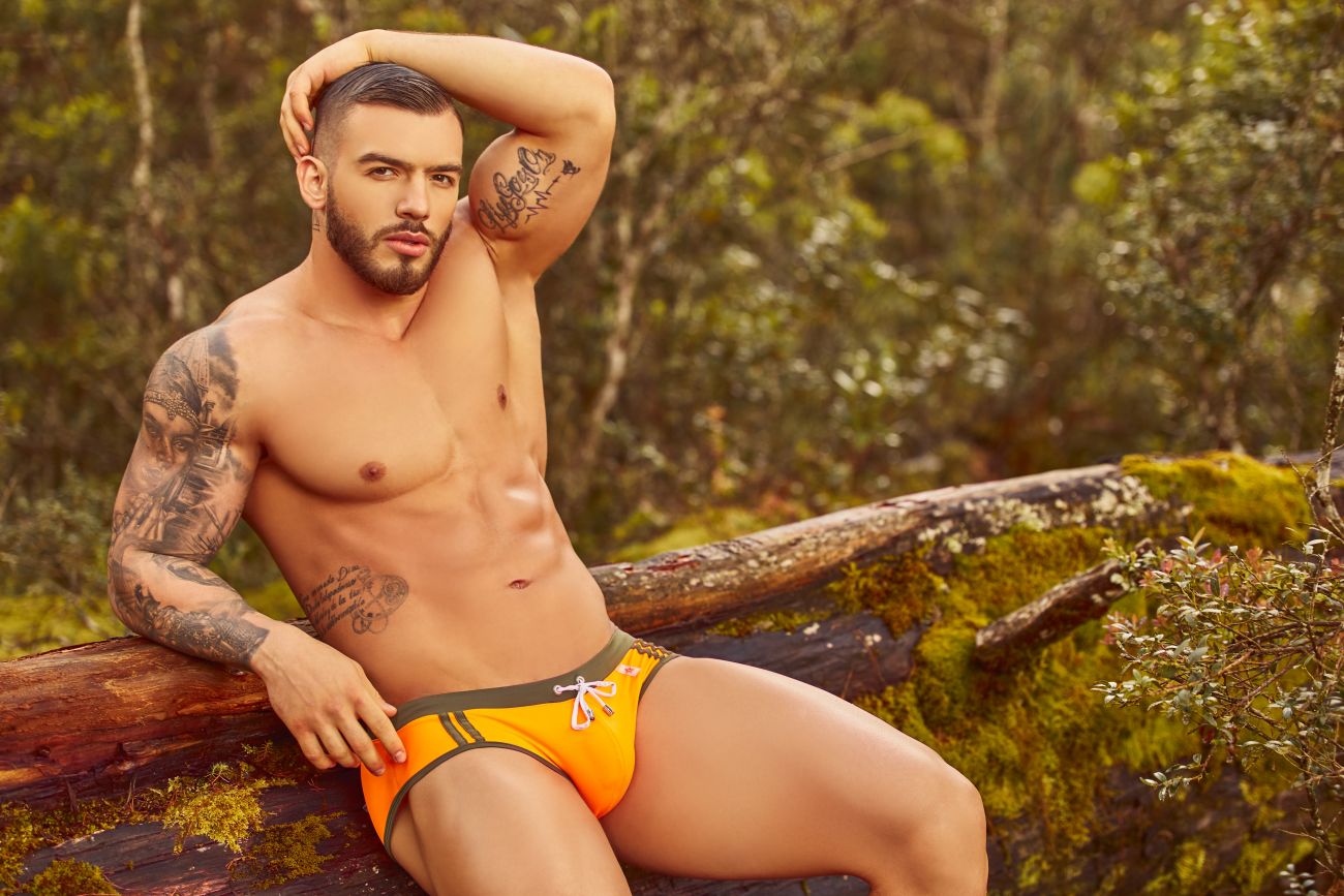 JOR 1258 Sport Swim Briefs Orange