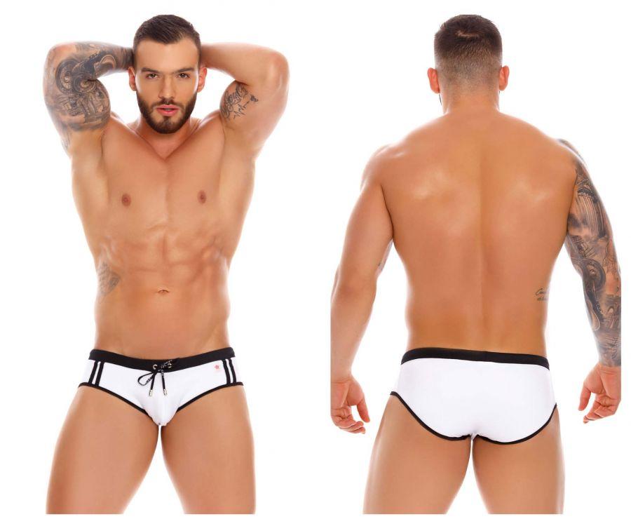 JOR 1258 Sport Swim Briefs White