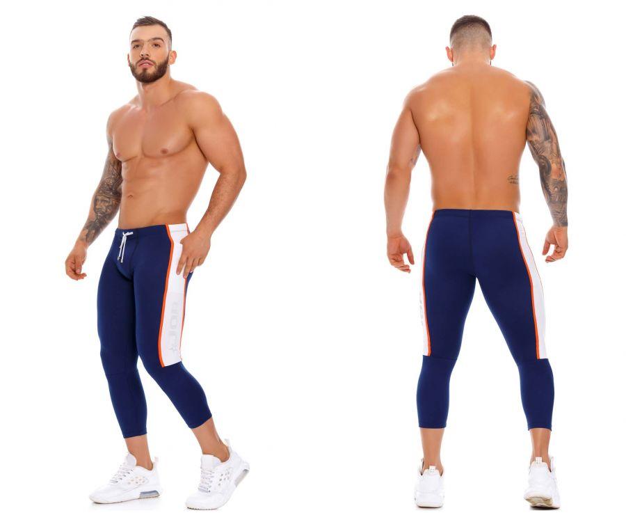 JOR 1294 Biker Athletic Pants Blue