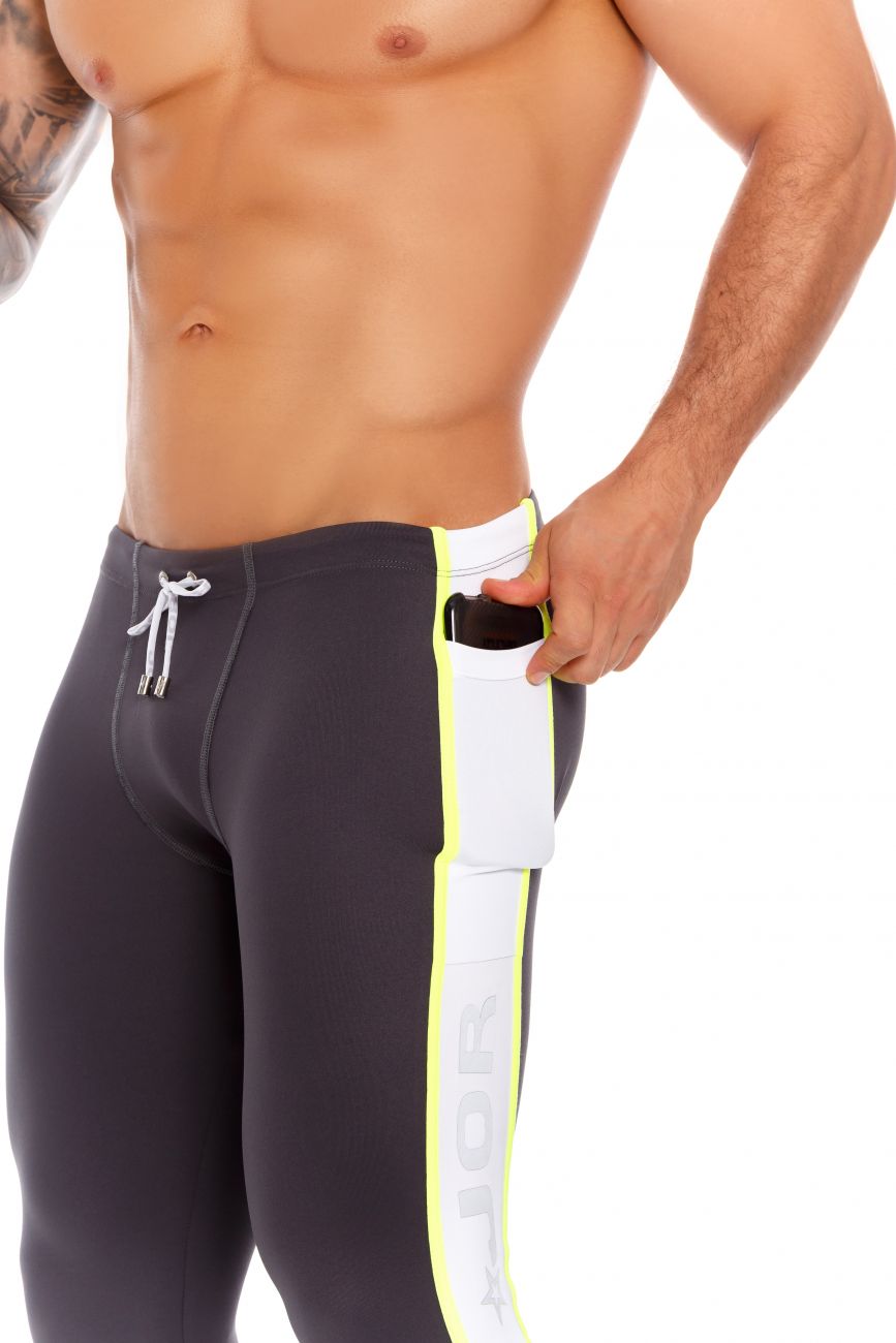 JOR 1294 Biker Athletic Pants Gray