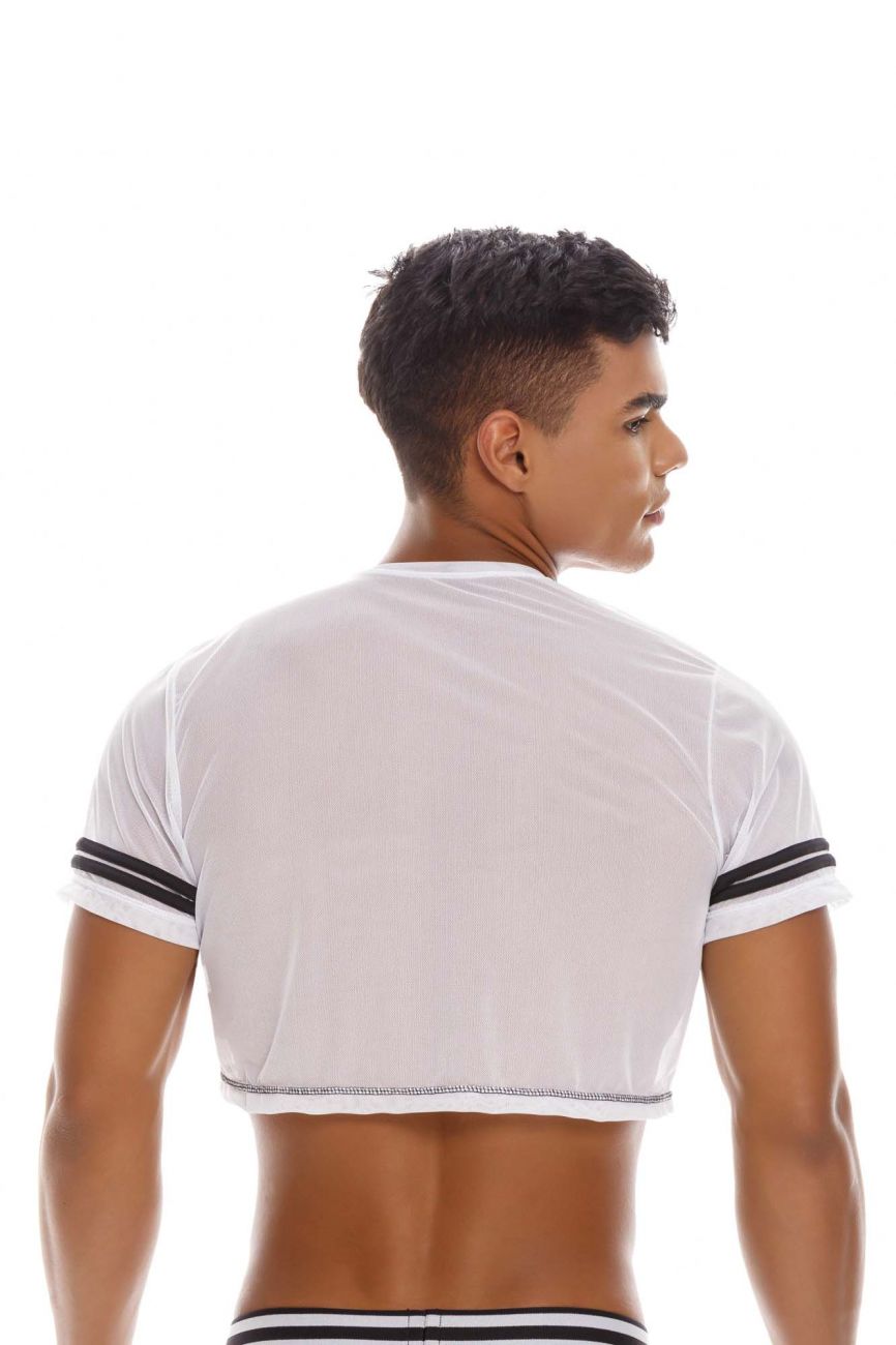 JOR 1489 Pistons Crop Top White