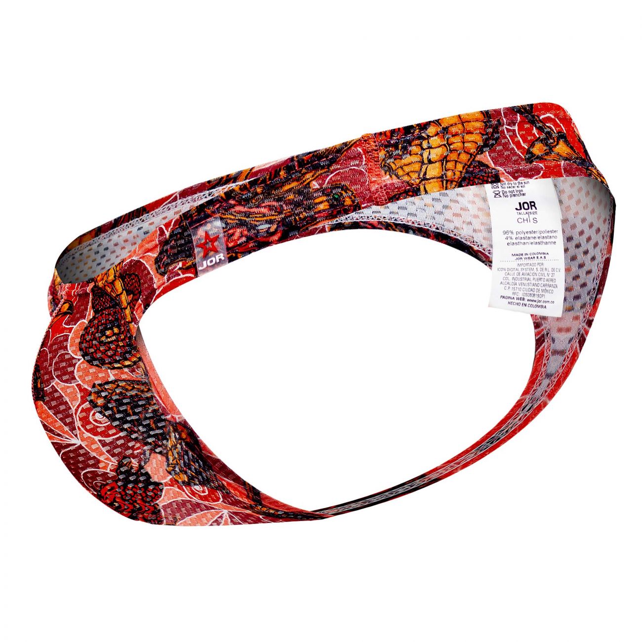 JOR 1522 Warrior Thongs Coral Printed