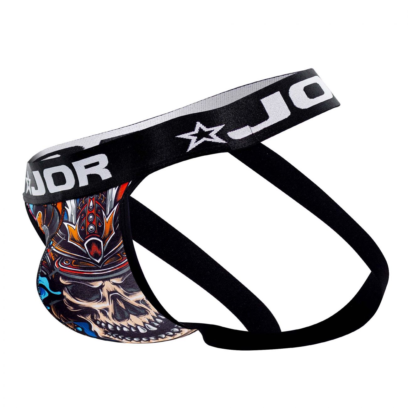 JOR 1532 Geisha Jockstrap Black Printed
