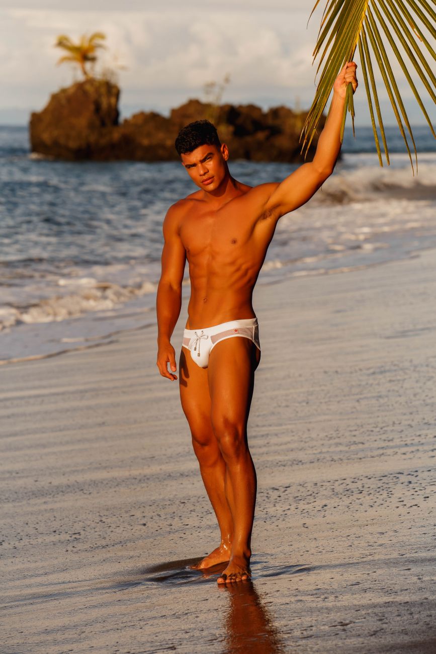 JOR 1547 Balance Swim Briefs White