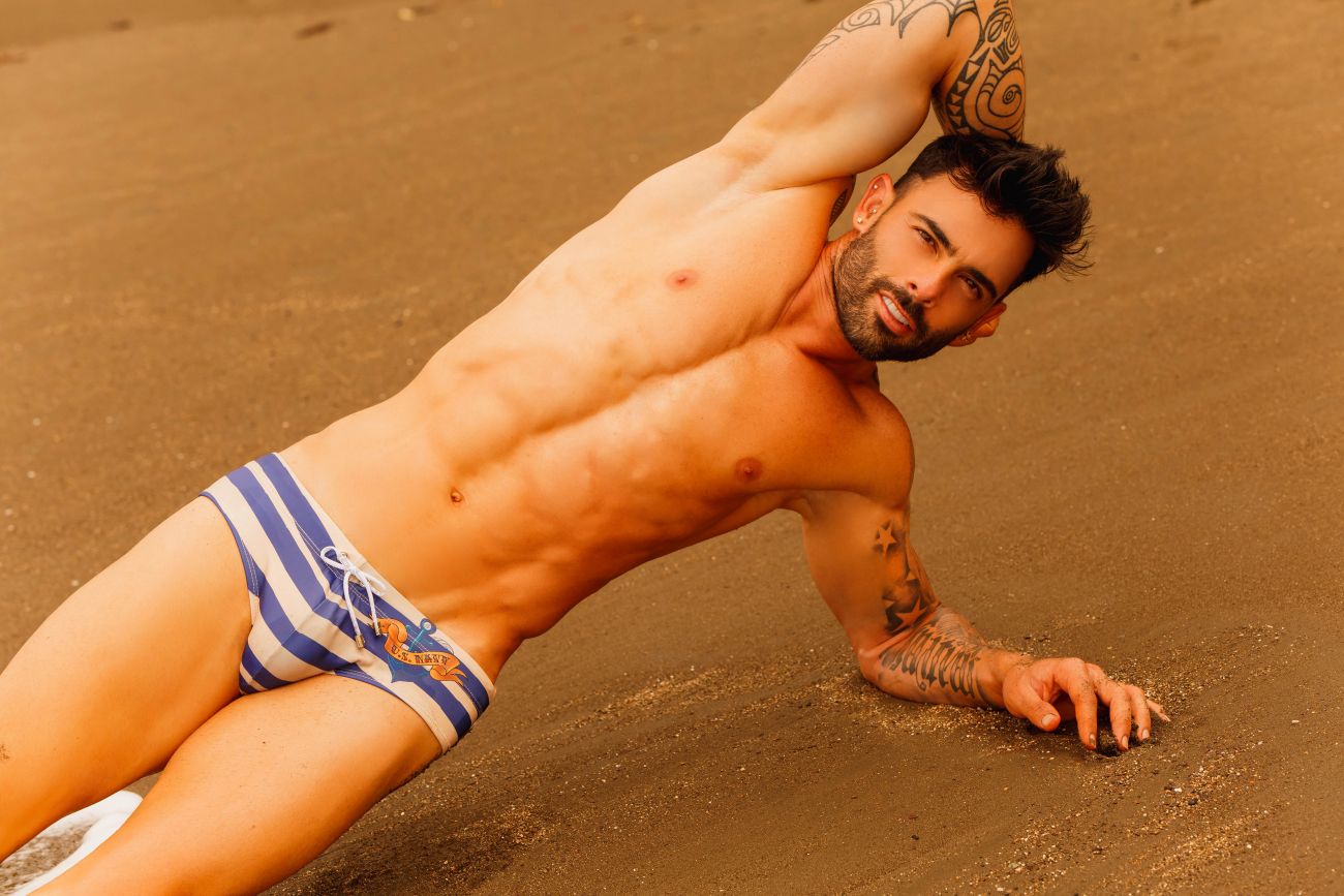 JOR 1563 Oceanic Swim Briefs Printed