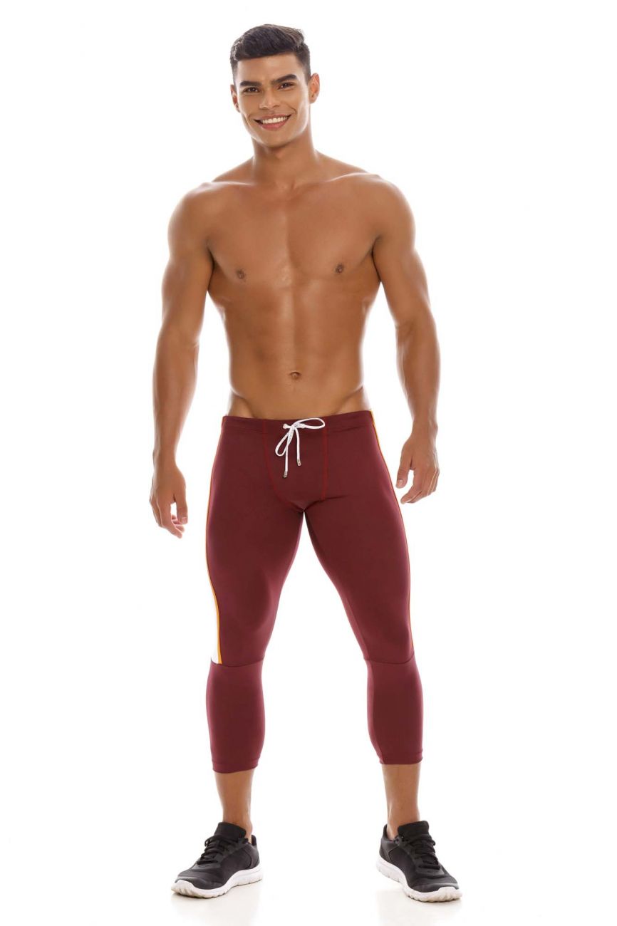 JOR 1586 Biker Athletic Pants Wine