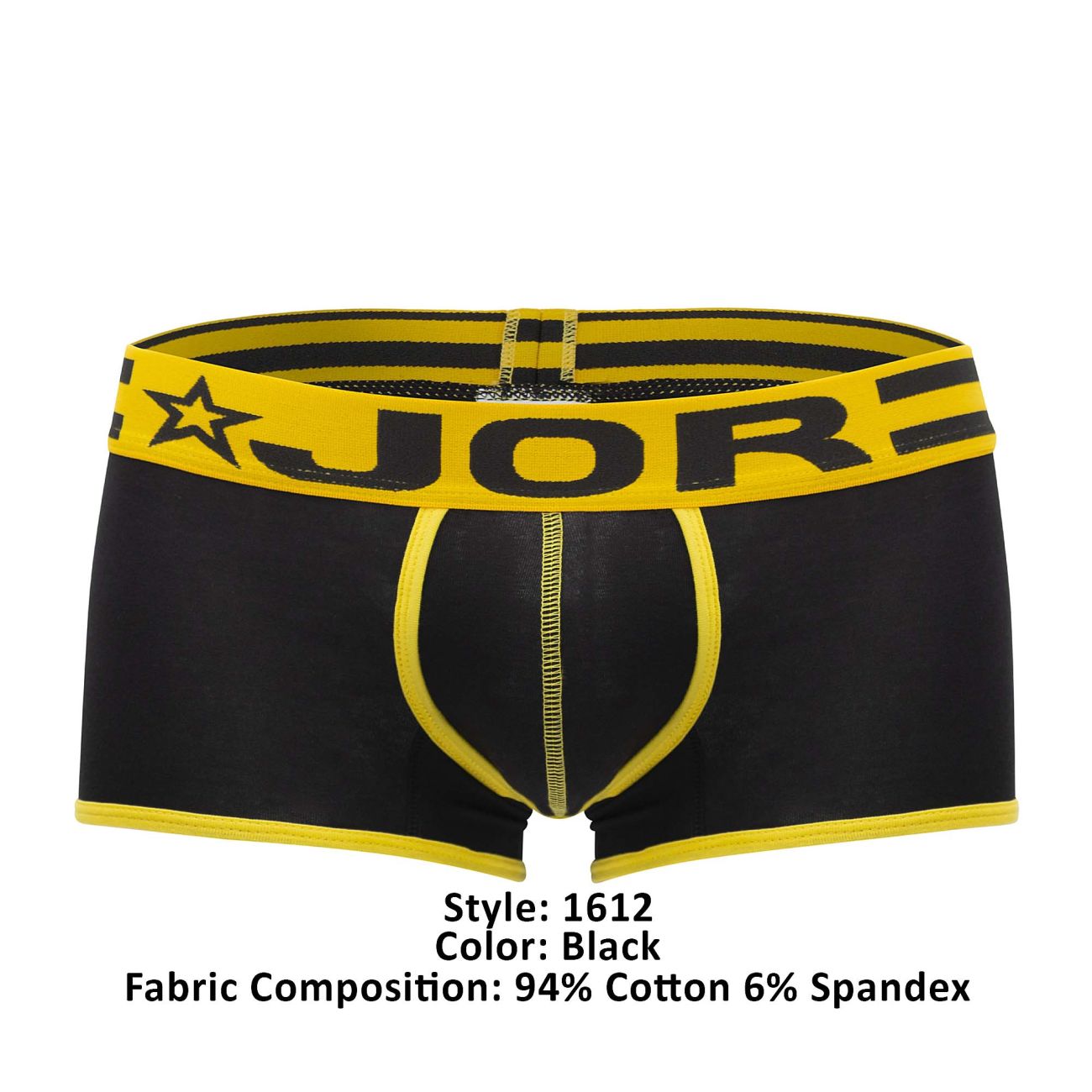 JOR 1612 Varsity Trunks Black
