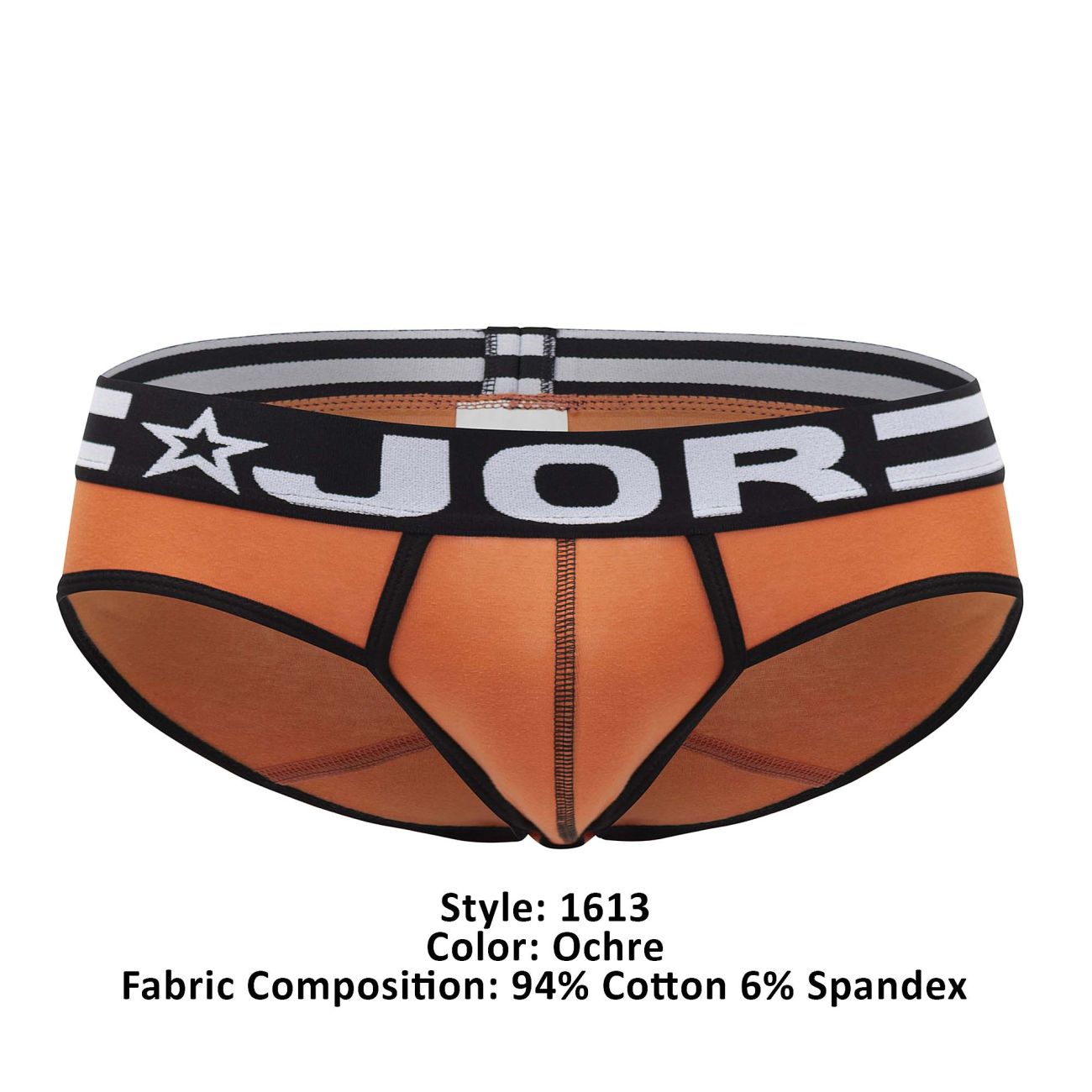 JOR 1613 Varsity Briefs Ochre