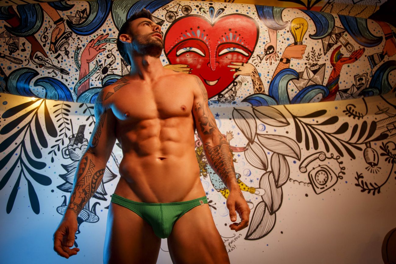 JOR 1632 Montecarlo Jockstrap Green