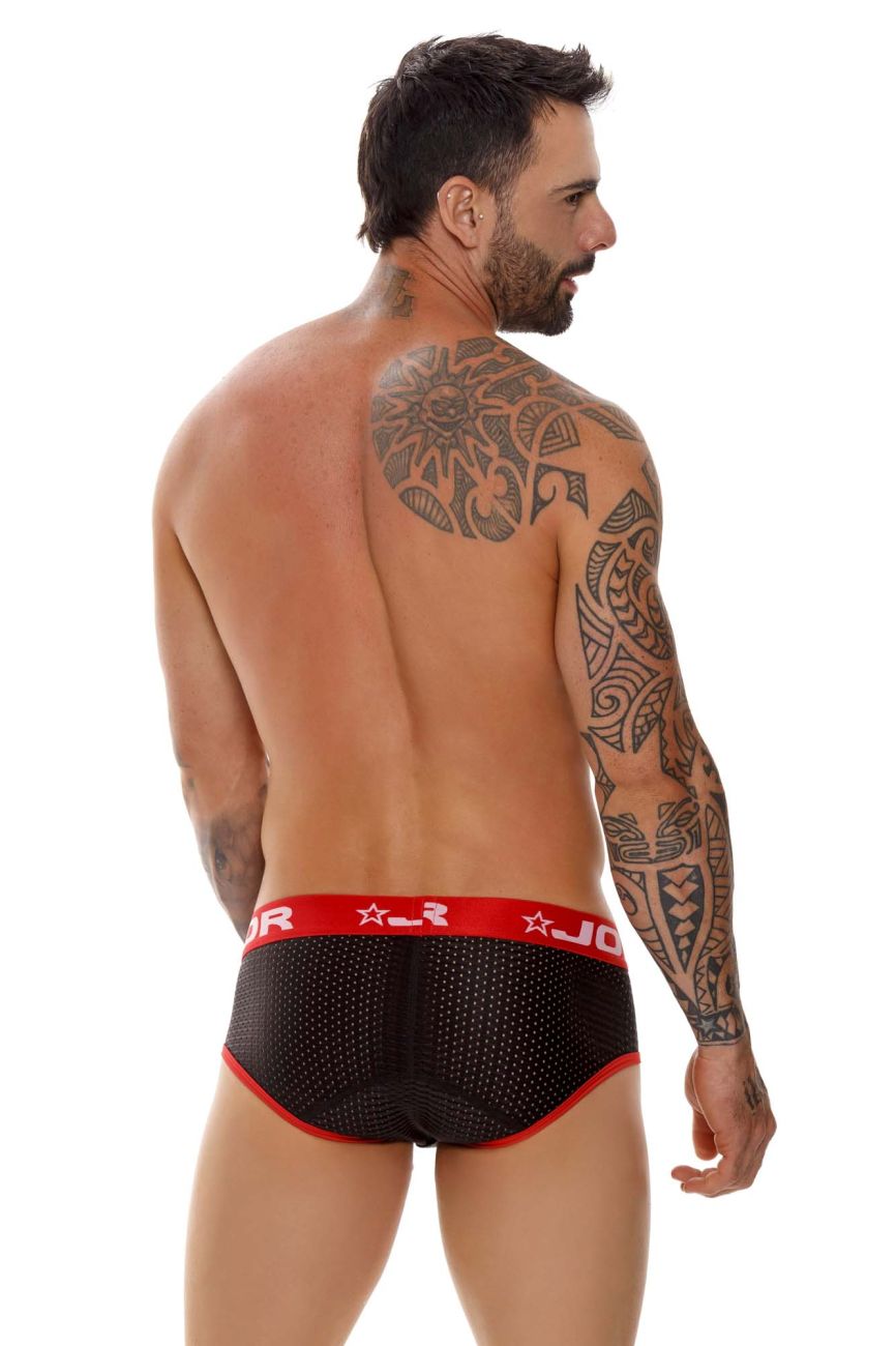JOR 1635 Electro Briefs Black & Red