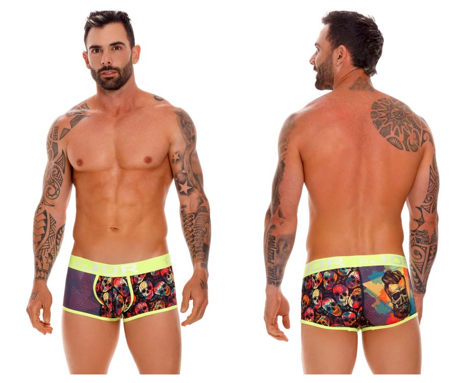 JOR 1653 Rivera Trunks Skulls Printed