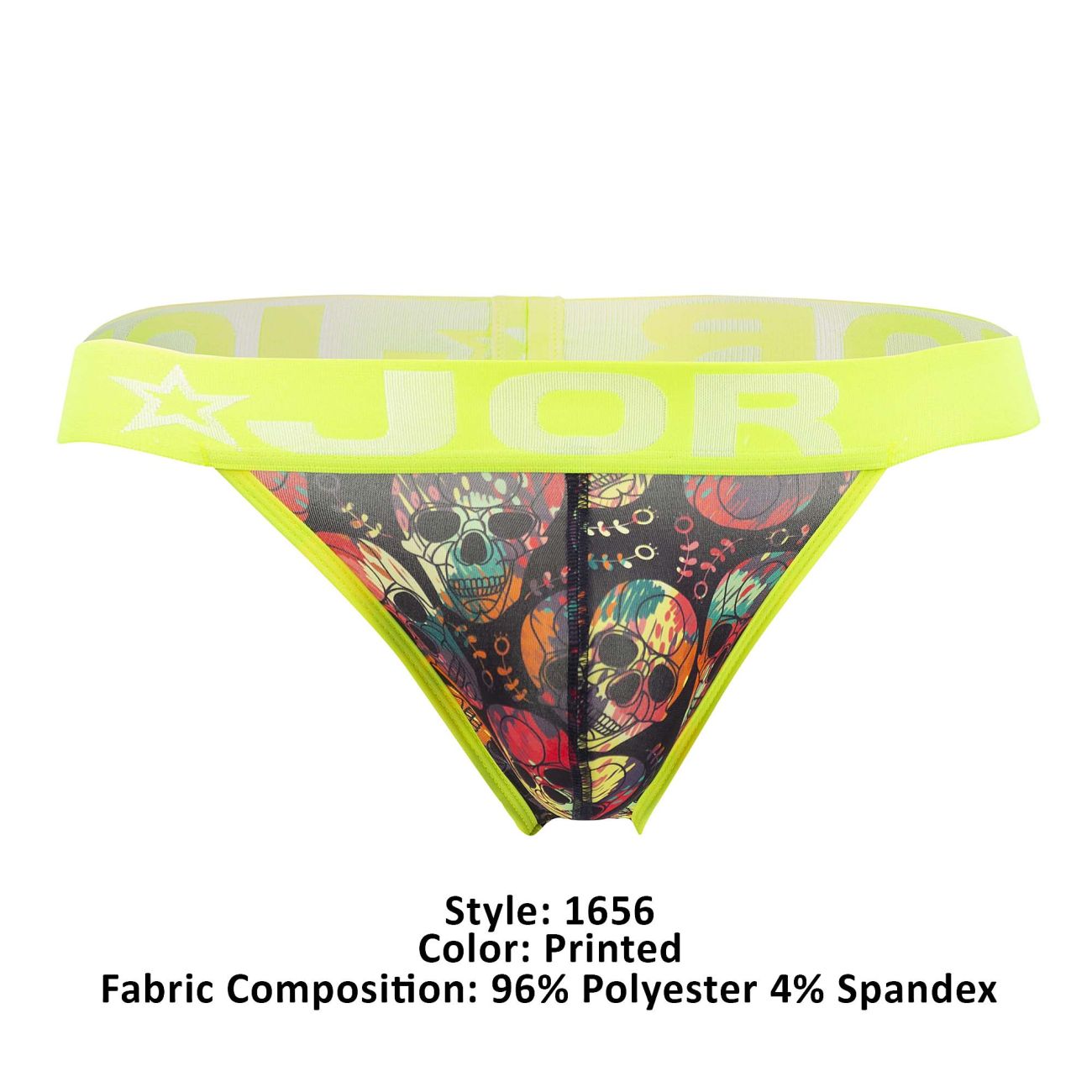 JOR 1656 Rivera Thongs Skulls Printed
