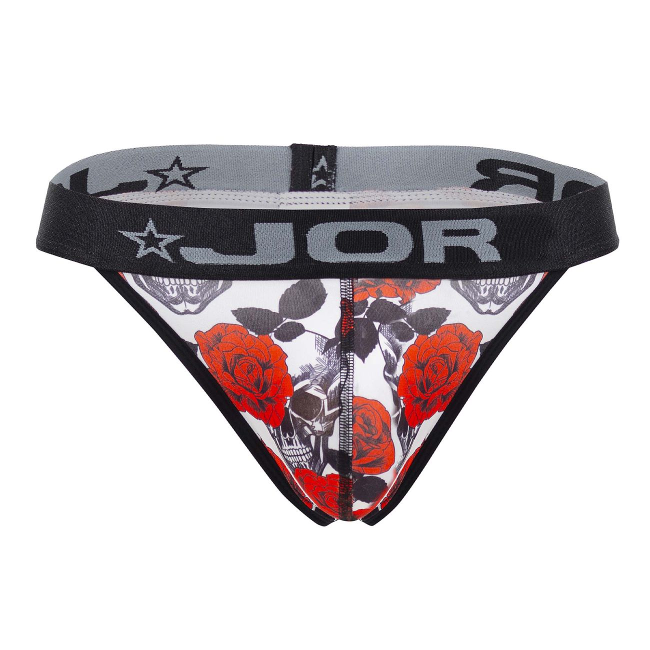 JOR 1661 Jalisco Thongs Skulls & Roses Printed