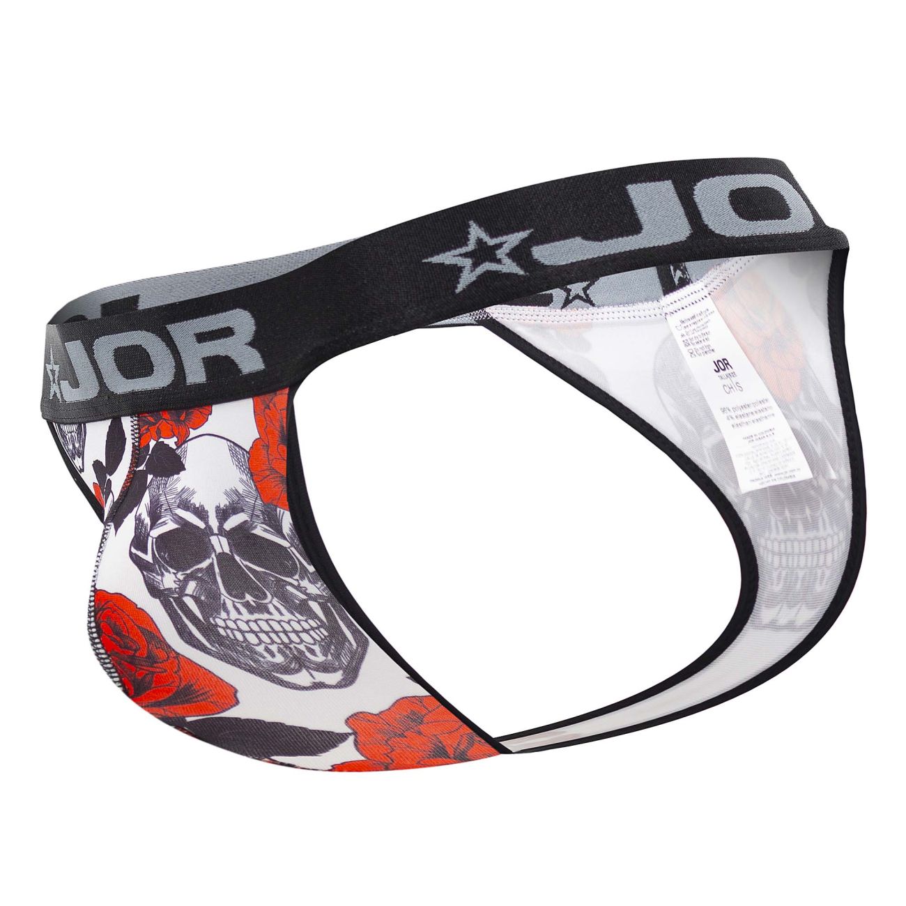 JOR 1661 Jalisco Thongs Skulls & Roses Printed