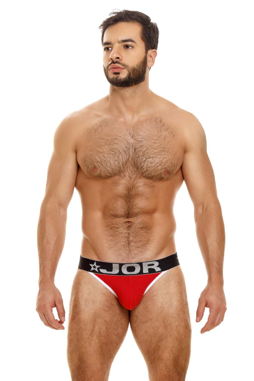 JOR 1719 Match Jockstrap Red
