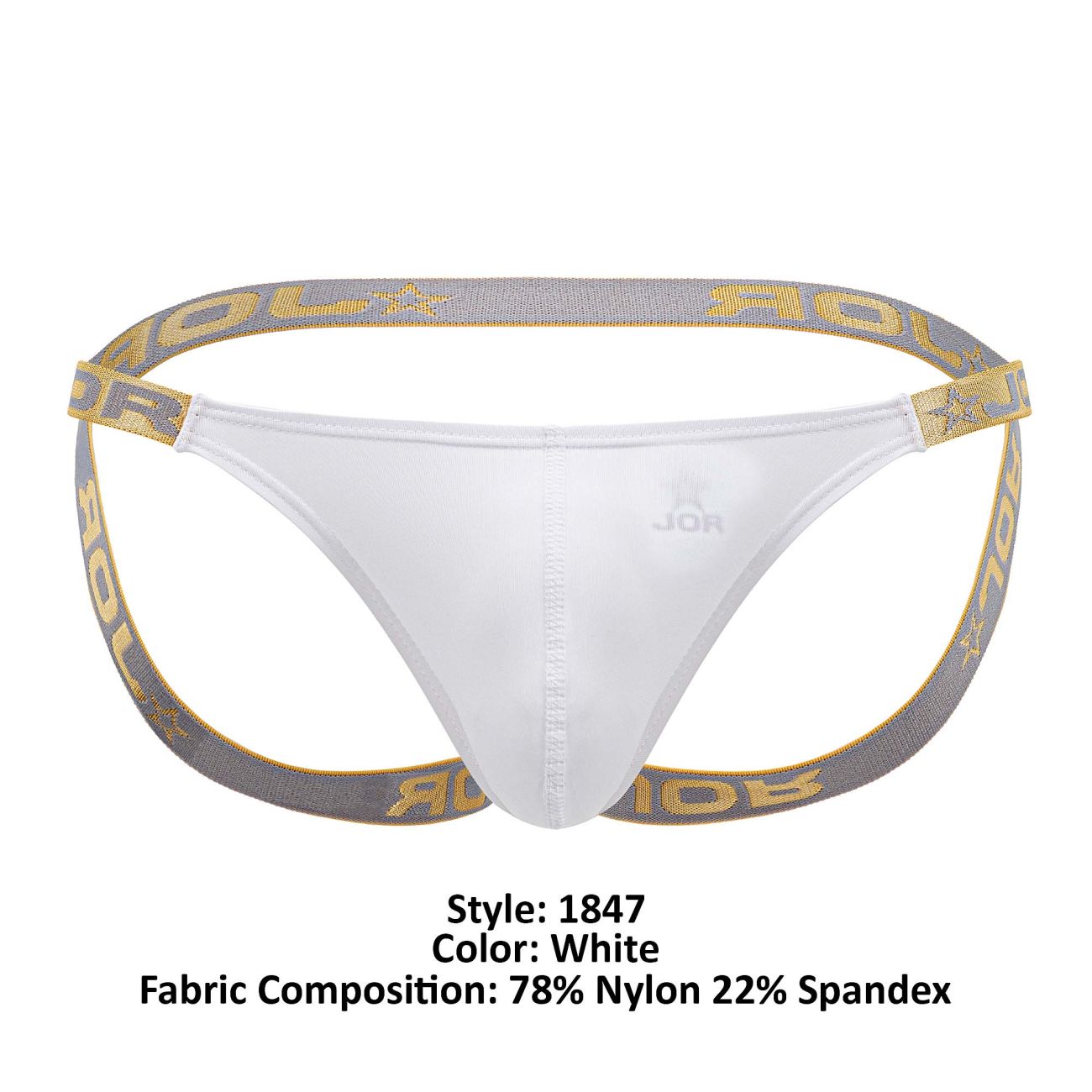 JOR 1847 Ares Jockstrap White
