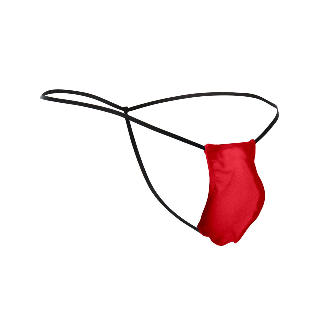 JUSTIN+SIMON XSJ02 Silky G-String Bulge Red