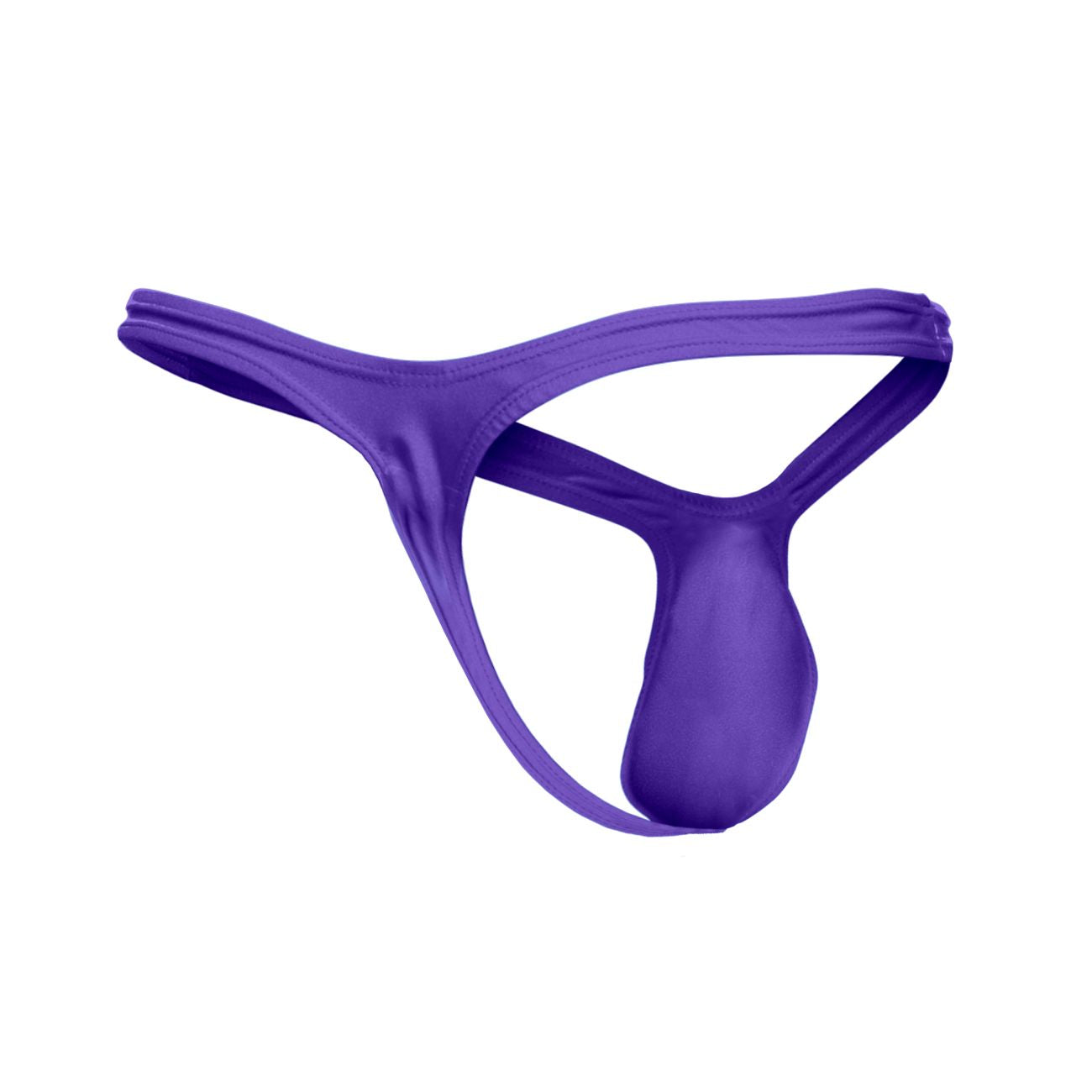 JUSTIN+SIMON XSJBU02 Bulge Thongs Purple Plus Sizes