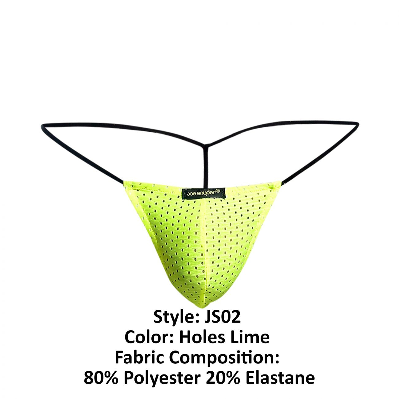 Joe Snyder JS02 G-String Holes Lime